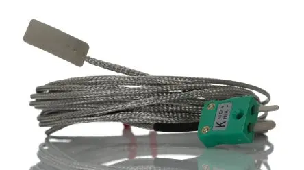 Produktfoto 1 von RS PRO Edelstahl Blatt-Thermoelement Typ K, Ø 13 mm x 5 m 0 °C → 350 °C