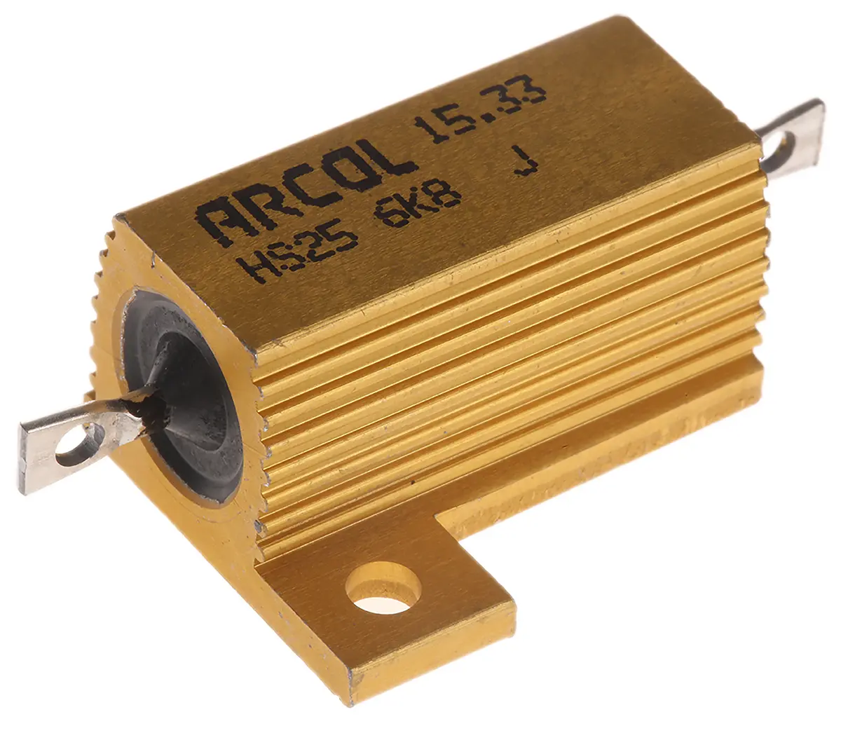 Produktfoto 1 von Arcol HS25 Wickel Lastwiderstand 6.8kΩ ±5% / 25W, Alu Gehäuse Axialanschluss