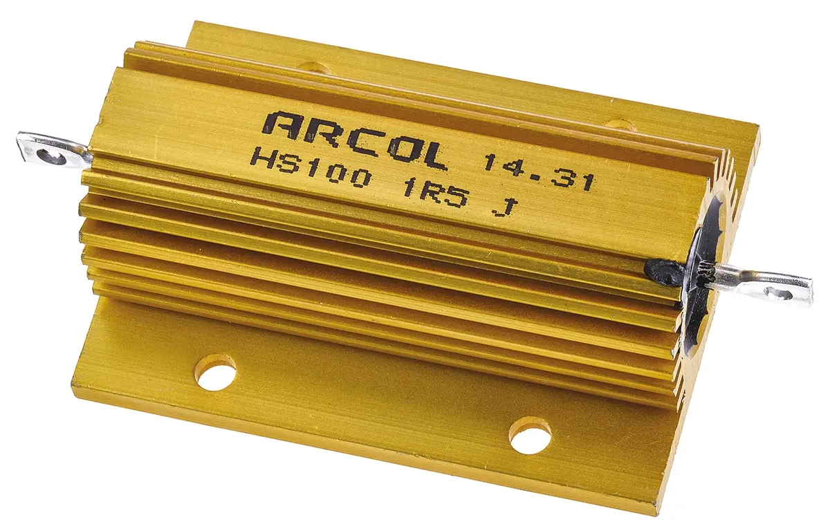 Produktfoto 1 von Arcol HS100 Wickel Lastwiderstand 1.5Ω ±5% / 100W, Alu Gehäuse Axialanschluss