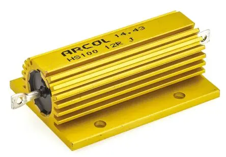 Arcol HS100 Aluminium Widerstand zur Chassismontage 12 Ω ±5 % / 100 W, Aluminium Axial → 200 °C