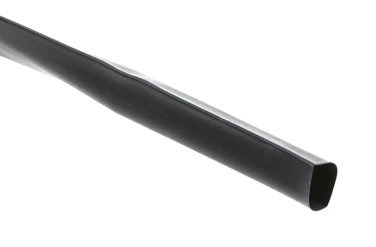 Produktfoto 1 von TE Connectivity VERSAFIT Wärmeschrumpfschlauch, Polyolefin Schwarz, Ø 12.7 mm Schrumpfrate 2:1, Länge 6m