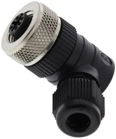 Produktfoto 1 von Lumberg Automation RKC M12 Rundsteckverbinder Buchse 5-polig Buchse 4A Kabel IP65, IP67