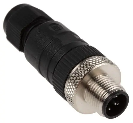 Produktfoto 1 von Lumberg Automation RSC M12 Rundsteckverbinder Stecker 5-polig Stecker 4A Kabel, Kabel IP65, IP67