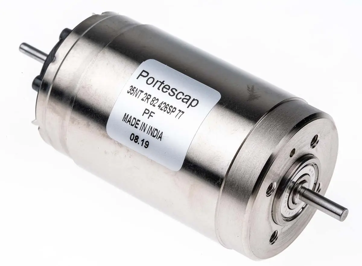 Produktfoto 1 von Portescap 35NT2R82 Servomotor mit geringer Trägheit Gleichstrommotor bis 115 mNm 111:1, 32 V / 4.1 W, 30 rpm, Wellen-Ø 3