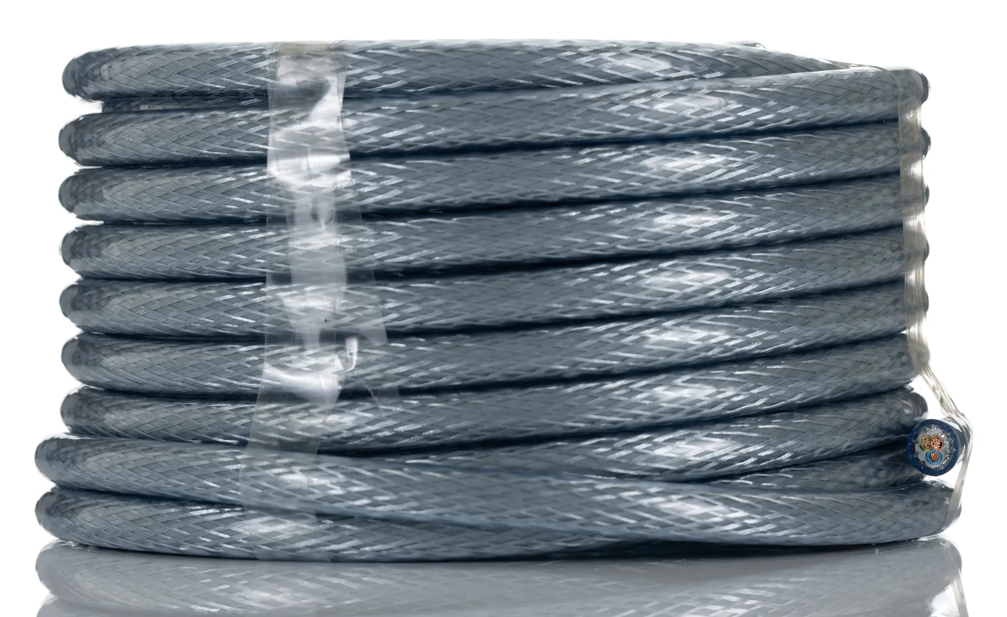 Produktfoto 1 von RS PRO SY Steuerkabel, 3-adrig 2.5 mm² Geschirmt Klar, 10 m, Polyvinylchlorid