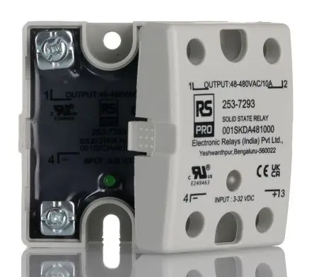 Produktfoto 1 von RS PRO Halbleiterausgang, SPST 480 V eff. 32V dc / 10 A