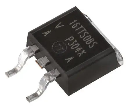 Produktfoto 1 von Vishay SCR Thyristoren 10 A TO-263 800 V, Gate-Trigger 60 mA 200 A 1.4 V