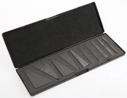 Produktfoto 1 von RS PRO Lehren und Winkelblock Set, Stahl Zoll, 10-teilig