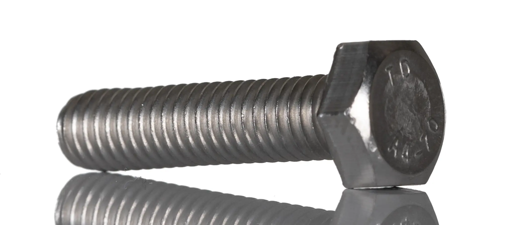Produktfoto 1 von RS PRO M6 x 1.0 mm Sechskantschraube, Edelstahl glatt, DIN 933