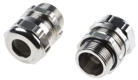 Produktfoto 1 von ABB Kabelverschraubung, M25 Messing vernickelt Metallisch 6 mm/ 11 mm, IP68