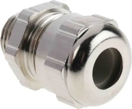 Produktfoto 1 von ABB Kabelverschraubung, M16 Messing vernickelt Metallisch 7 mm/ 11 mm, IP68