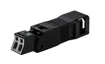Produktfoto 1 von Rittal LED-Steckverbinder, LED-Steckverbinder, Kontakte: 2, Schwarz, 0.25mm², 1.5 mm²