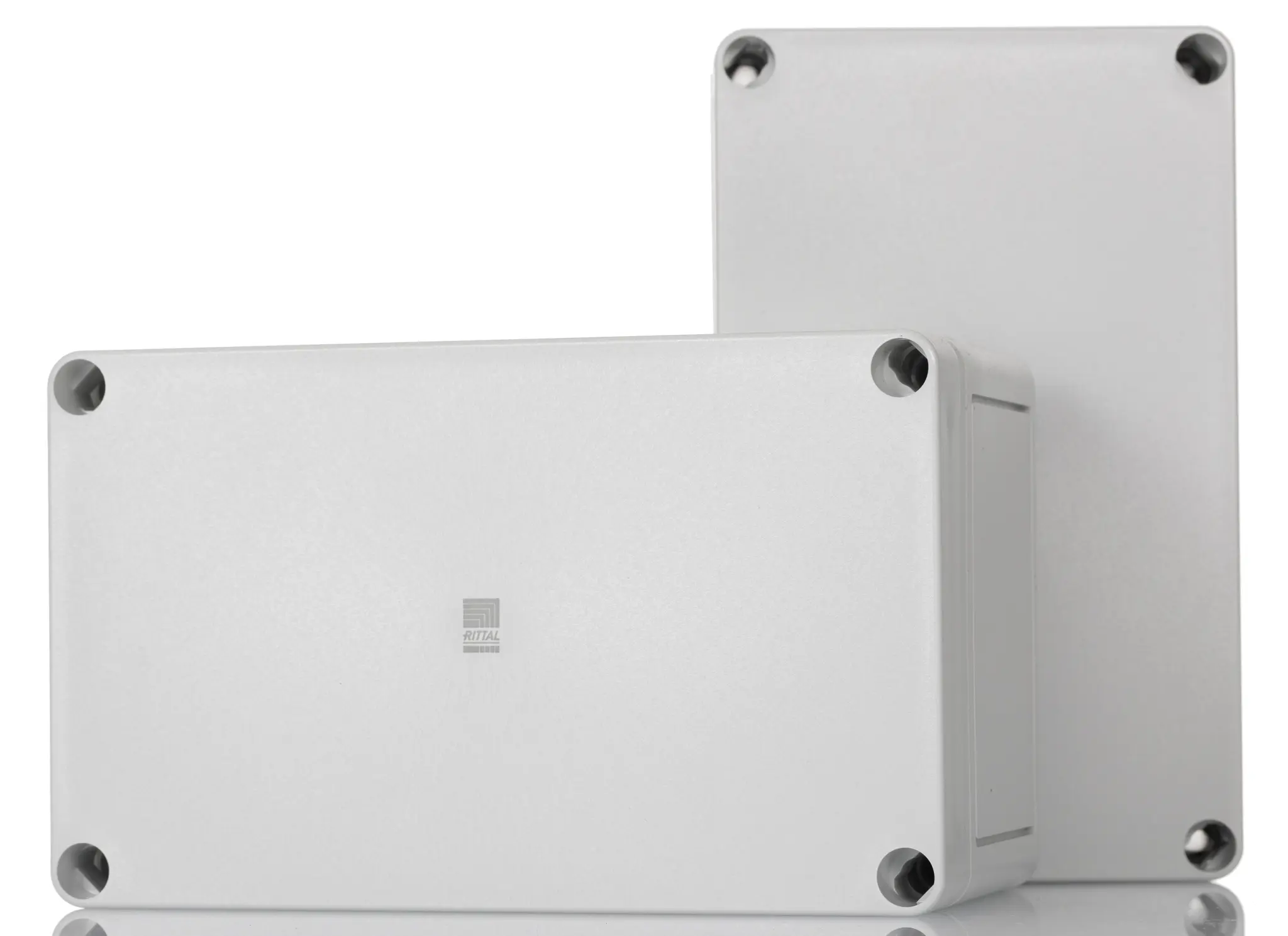 Produktfoto 1 von Rittal PK Kunststoff Wandanschlusskasten RAL 7035 IP66, HxBxT 110 mm, 180 mm x 90 mm