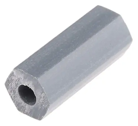 Produktfoto 1 von Essentra Chloriertes Polyvinylchlorid Abstandhalter Sechskant x 15.9 mm