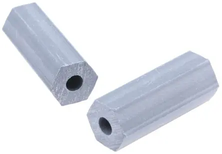 Produktfoto 1 von Essentra Chloriertes Polyvinylchlorid Abstandhalter Sechskant x 25.4 mm