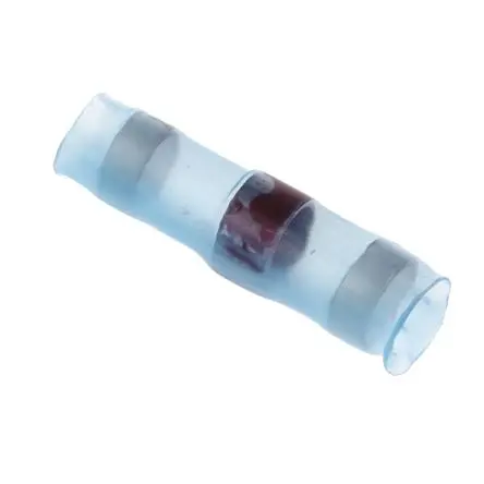 Produktfoto 1 von TE Connectivity D100 Lötmuffe ø 1.4 mm ø 3.15 mm, 17.25mm Länge 2kV Blau Polyvinylfluorid