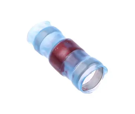 Produktfoto 1 von TE Connectivity D-101 Lötmuffe ø 2.5 mm ø 5 mm, 17.25mm Länge 2kV Blau Polyvinylfluorid