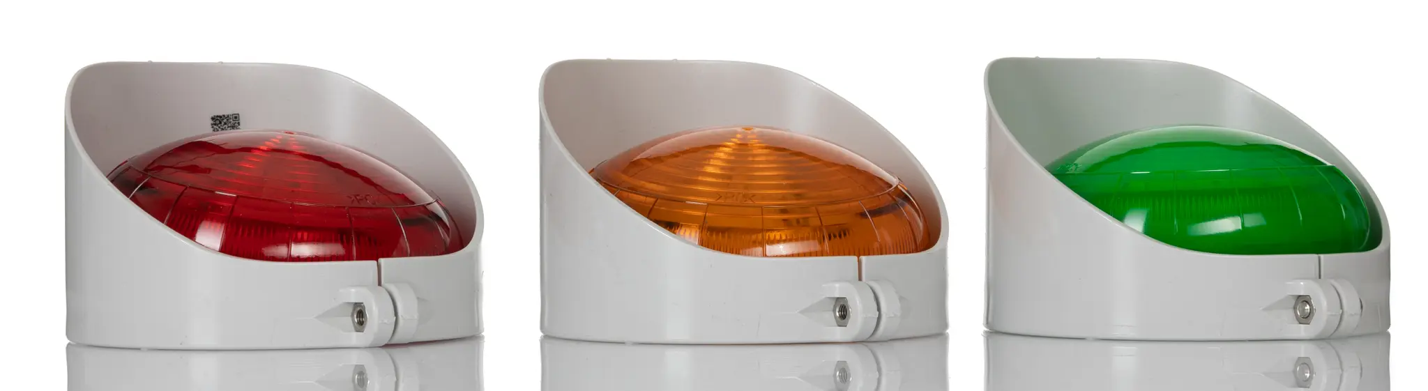Produktfoto 1 von RS PRO LED LED Ampel Signalleuchte 2-stufig Linse Grün, Rot LED Grün, rot + Dauer 231mm