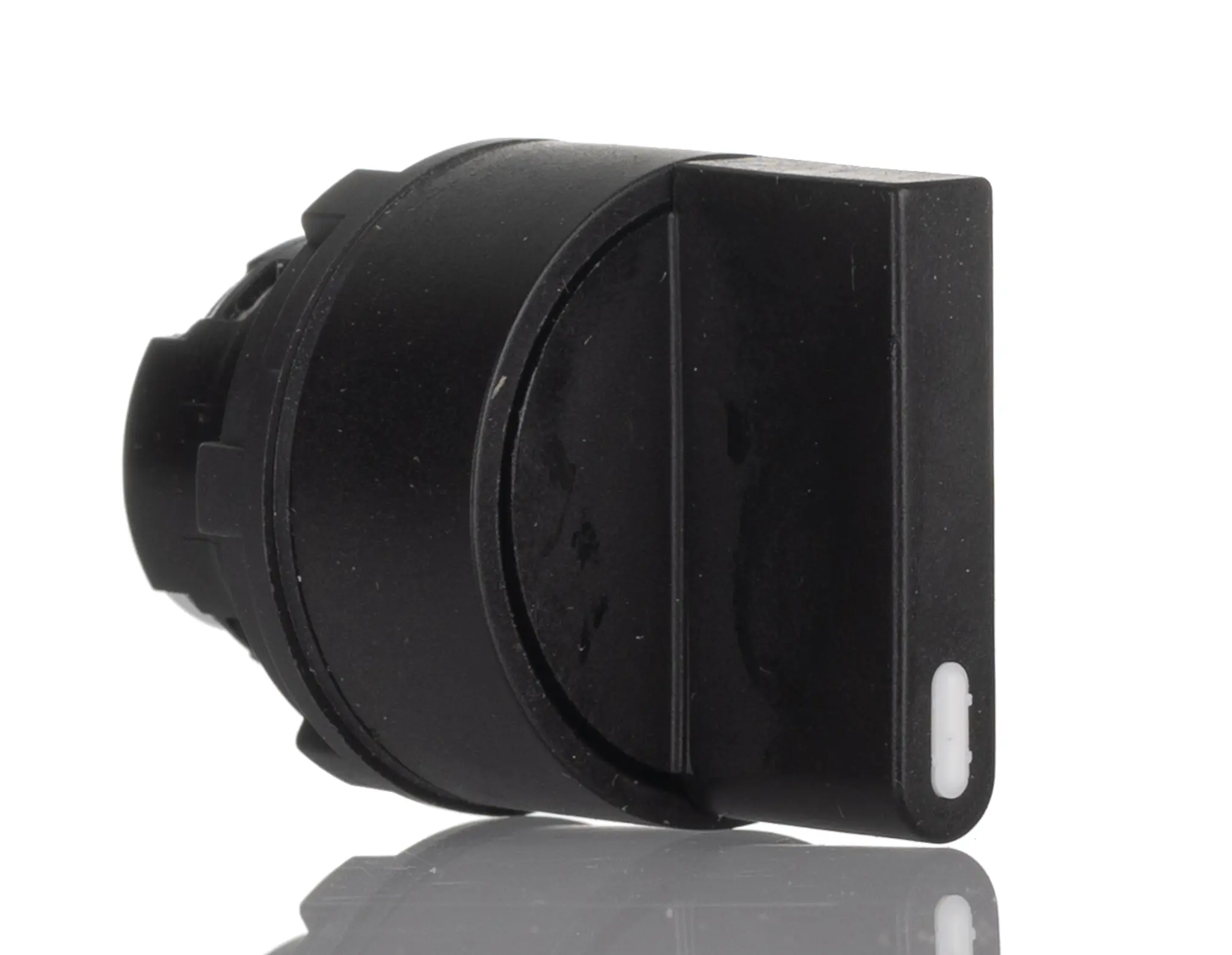 Produktfoto 1 von RS PRO Wählschalterkopf Schwarz 3-Positionen 22.5mm Federrückstellung Federrückstellung