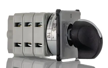 Produktfoto 1 von RS PRO T-000 Nockenschalter 16 A, 3-phasig, 3-Stufen Knopf Schraube, 60 °-Wurfwinkel