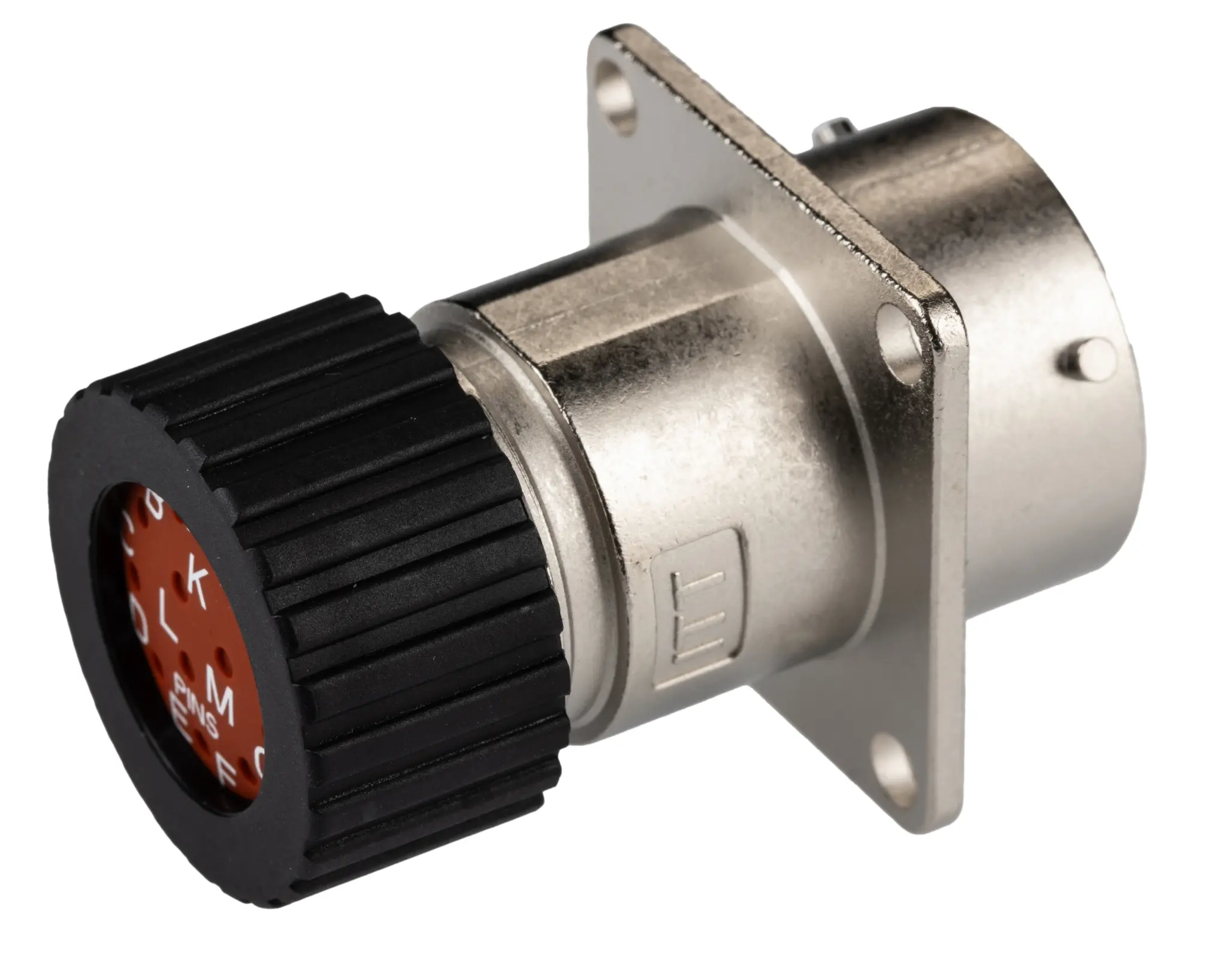 ITT Cannon Trident Neptune Metal 14 mm Standard Rundsteckverbinder Buchse 12-polig Stecker 40A Frontplattenmontage IP40