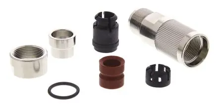 Produktfoto 1 von ITT Cannon TNM Stecker Rundsteckverbinder Rückgehäuse, 8 Kontake, Gerade, Gr. 12, für Nicht abgedichtete Stecker und