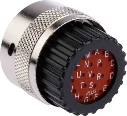 Produktfoto 1 von ITT Cannon Trident Neptune 16 mm Standard Rundsteckverbinder Stecker 19-polig Buchse 30A Kabel IP67