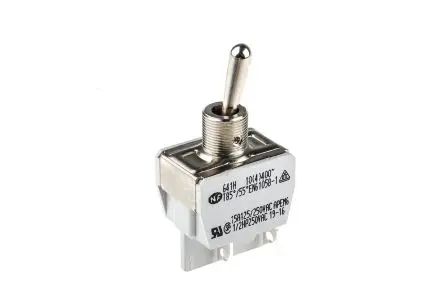 Produktfoto 1 von APEM Panel Kippschalter DPST, Ein-Aus, 24 V dc, 250 V ac, 10A, Stecker