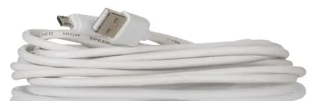 Produktfoto 1 von RS PRO Stecker USB-Kabel, USB Typ A Stecker / Micro-USB Typ B, 3 m USB 2.0 Weiß