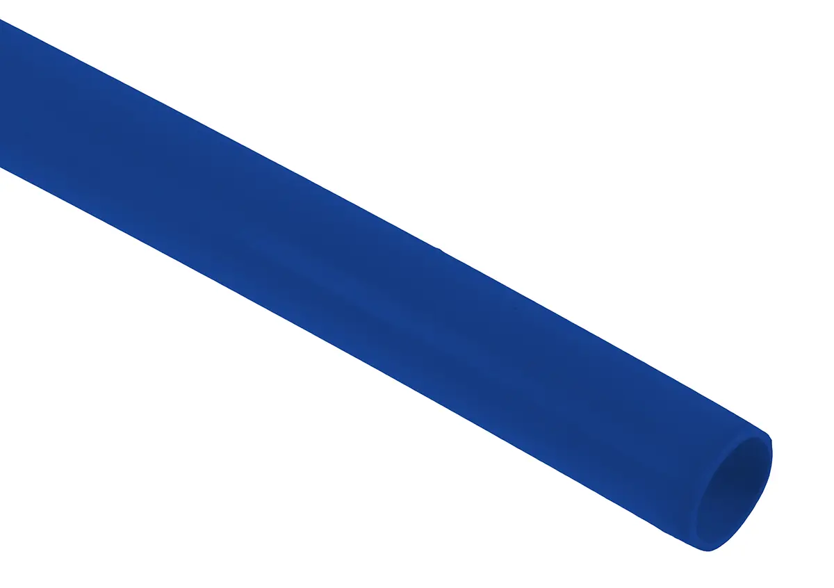 Produktfoto 1 von RS PRO Wärmeschrumpfschlauch, Polyolefin Blau, Ø 4.8 mm Schrumpfrate 2:1, Länge 1.2m