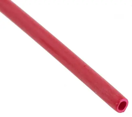 Produktfoto 1 von RS PRO Wärmeschrumpfschlauch, Polyolefin Rot, Ø 1.6 mm Schrumpfrate 2:1, Länge 1.2m