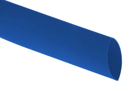 Produktfoto 1 von RS PRO Wärmeschrumpfschlauch, Polyolefin Blau, Ø 25.4 mm Schrumpfrate 2:1, Länge 1.2m