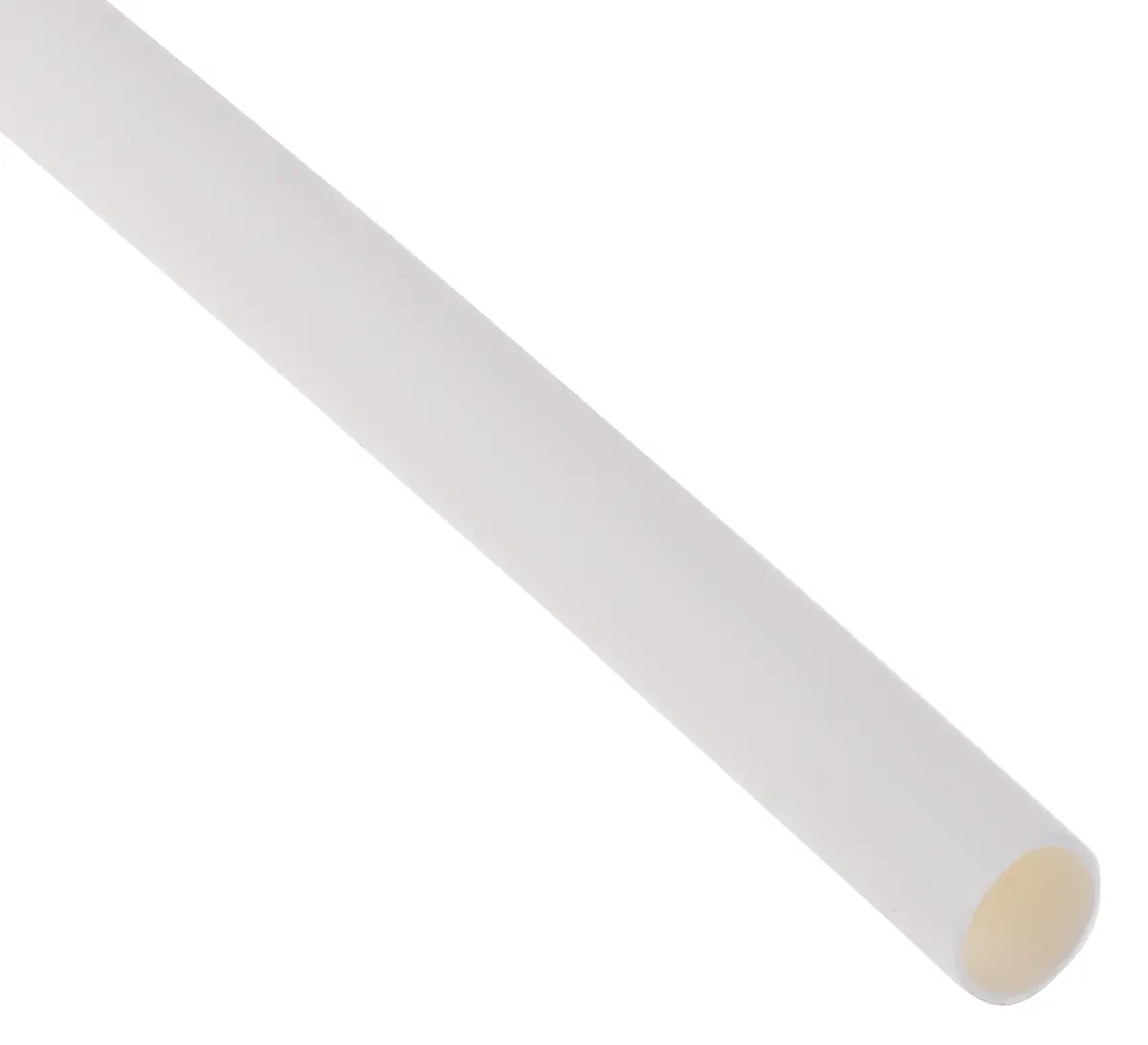 Produktfoto 1 von RS PRO Wärmeschrumpfschlauch, Polyolefin Weiß, Ø 4.8 mm Schrumpfrate 2:1, Länge 1.2m