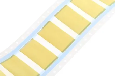 Produktfoto 1 von TE Connectivity Wärmeschrumpf-Etiketten B. 50 mm für Standard-Büroausstattung auf Gelb 50 mm Weiß
