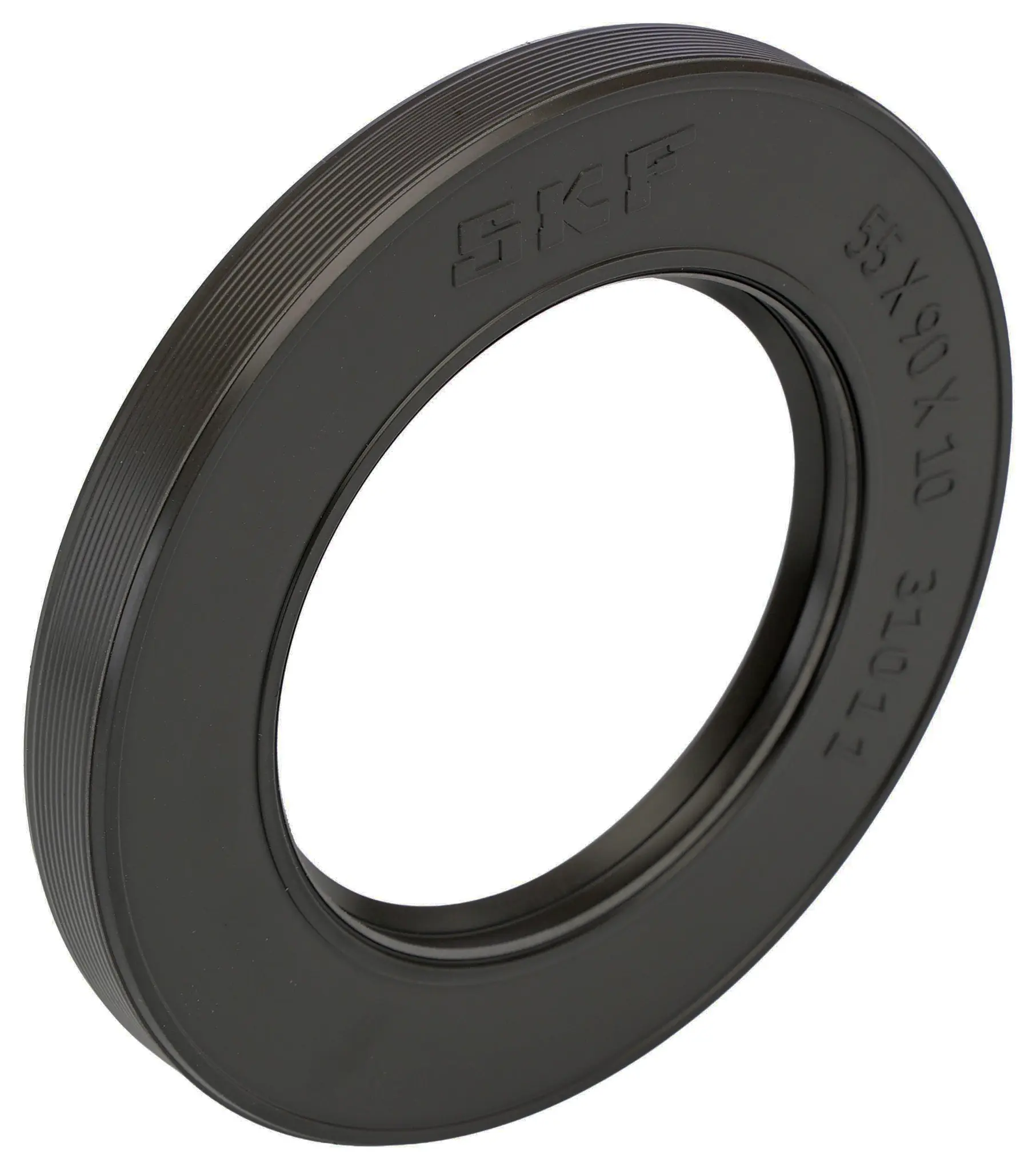 Produktfoto 1 von SKF Nitrilkautschuk (NBR) Dichtung, Typ Drehwellendichtung, Innen ø 55 mm, Aussen ø 90 mm Außen-ø , 10 mm