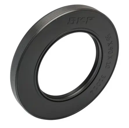Produktfoto 1 von SKF Nitrilkautschuk (NBR) Dichtung, Typ Drehwellendichtung, Innen ø 55 mm, Aussen ø 90 mm Außen-ø , 10 mm