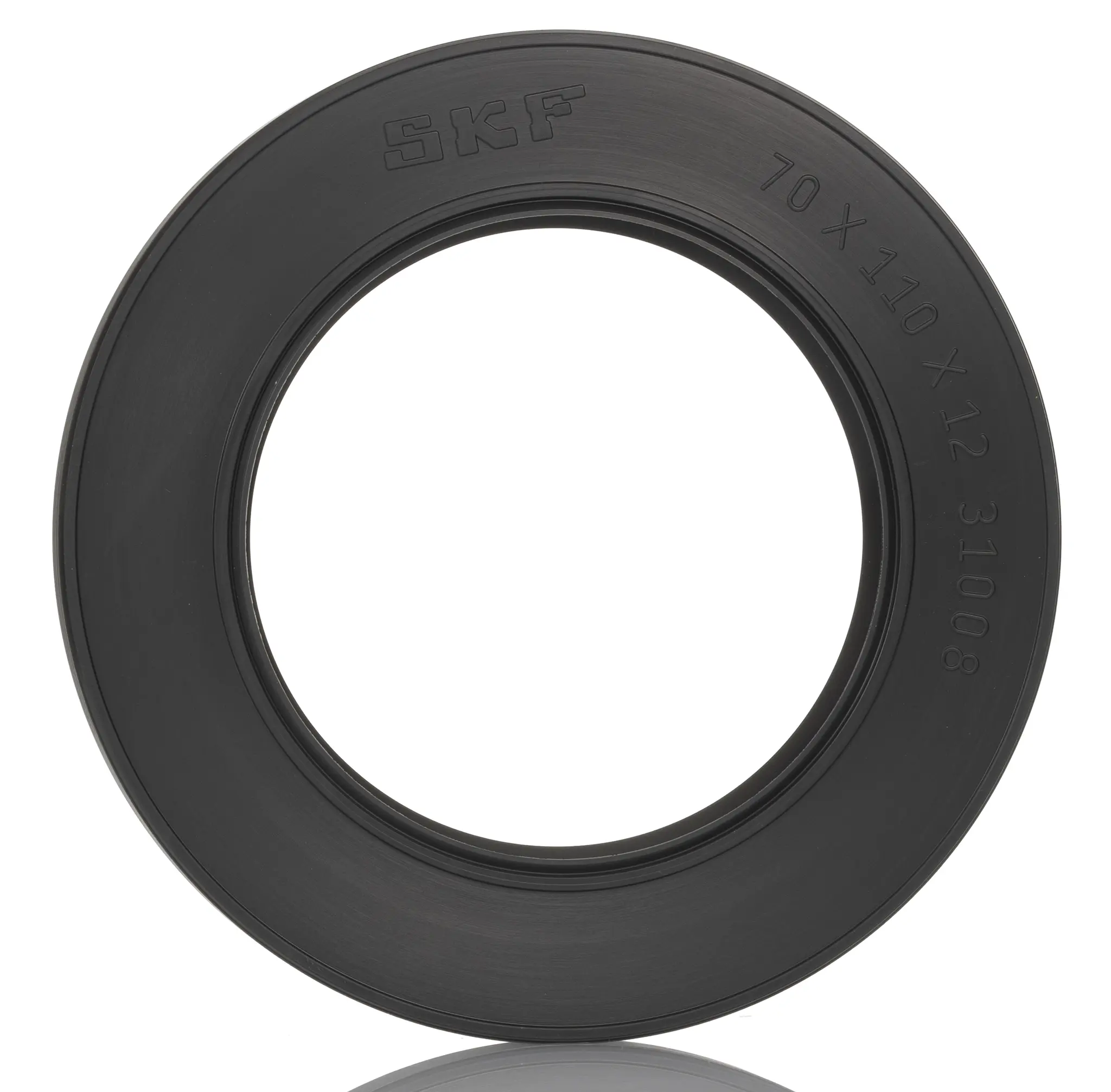 Produktfoto 1 von SKF Nitrilkautschuk (NBR) Dichtung, Typ Drehwellendichtung, Innen ø 70 mm, Aussen ø 110 mm Außen-ø , 12 mm