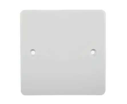 Produktfoto 1 von MK Electric Logic Plus Blindplatte Weiß Urea Formaldehyd 1 Ausbrüche H. 86 mm B. 86mm