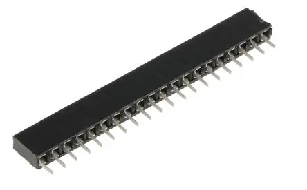 Winslow W34400x Leiterplatten-Buchsenleiste Gerade Durchsteckmontage 20-polig / 1-reihig, Raster 2.54 mm Lot