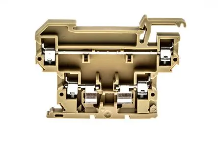 Produktfoto 1 von Weidmüller KDKS Reihenklemme mit Sicherungshalter 2 Braun, 4mm², 500V Schraubbefestigung Abgesichert