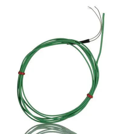 Produktfoto 1 von RS PRO Hermetically Sealed Thermocouple Perfluoralkoxyalkan Hermetisch dichtes Thermoelement Typ K x 2 m -75 °C → 260 °C