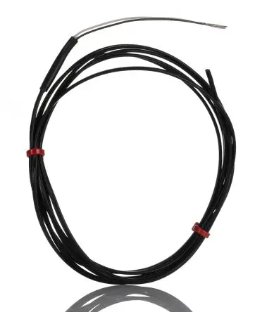 Produktfoto 1 von RS PRO Hermetically Sealed Thermocouple Perfluoralkoxyalkan Hermetisch dichtes Thermoelement Typ Typ J x 2 m -75 °C →