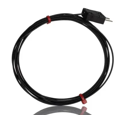 Produktfoto 1 von RS PRO Hermetically Sealed Thermocouple Perfluoralkoxyalkan Hermetisch dichtes Thermoelement Typ Typ J x 2 m -75 °C →