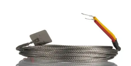 Produktfoto 1 von RS PRO Leaf Thermocouple Edelstahl Blatt-Thermoelement Typ K, Ø 13 mm x 3 m -50 °C → 350 °C