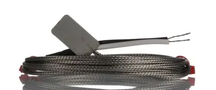 Produktfoto 1 von RS PRO Leaf Thermocouple Edelstahl Blatt-Thermoelement Typ Typ J, Ø 13 mm x 3 m 60 °C → 350 °C