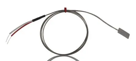 Produktfoto 1 von RS PRO Leaf Thermocouple Edelstahl Blatt-Thermoelement Typ K, Ø 13 mm x 1 m -50 °C → 350 °C