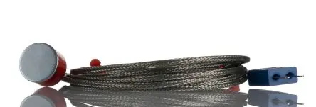 Produktfoto 1 von RS PRO Button Magnet Thermocouple Edelstahl Knopfmagnet-Thermoelement Typ K, Ø 19.1 mm x 2 m -50 °C → 250 °C
