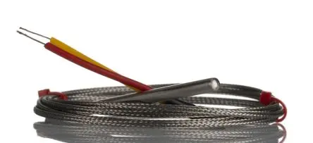 Produktfoto 1 von RS PRO Tube Thermocouple Edelstahl 316 Geerdetes Thermoelement Typ K, Ø 4.76 mm x 75 mm 60 °C → 350 °C