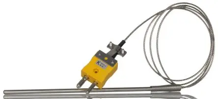 RS PRO Probe Thermocouple Edelstahl Hochleistungsthermoelement Typ K, Ø 4.5 mm x 150 mm 60 °C → 350 °C