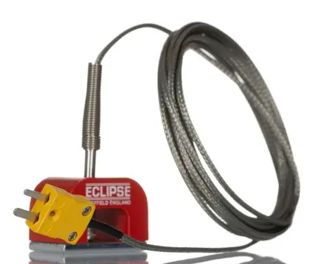 Produktfoto 1 von RS PRO Magnet Thermocouple Edelstahl Hufeisen-Magnet-Thermoelement Typ K, Ø 25 mm x 1.5 m -50 °C → 250 °C